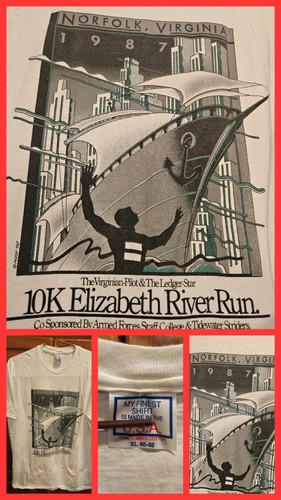 Vtg 1987 norfolk virginia 10k - vtg,