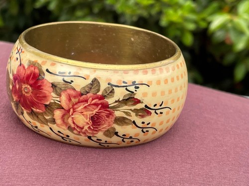 Vintage brass bangle - vintage,