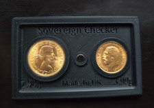 Gold sovereign coin checker - gold,