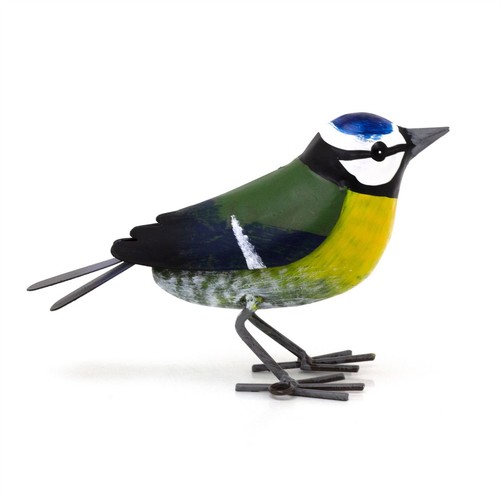 Metal blue tit garden - tit, ornament