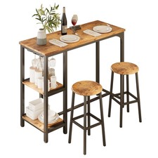 Bar table set - 2, stools