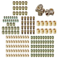 Classic Car Brake Pipe Fittings Male Female 3/8" 7/16" 24 TPI UNF 162pc Popular