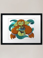 Cove's tentacle suit Framed