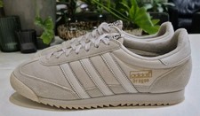 ADIDAS DRAGON ORIGINALS. MENS SIZE 6 UK TRAINERS. GREY/GLD *2017*