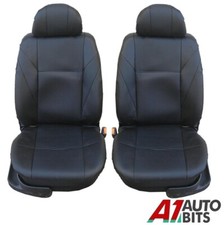 Front Seat Covers Black Leatherette For Honda Civic Cr-V Es Accord Mpv Jazz Gt