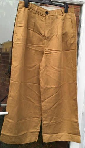 Bnwt zara brown - brown, linen