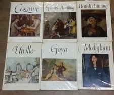 6 VINTAGE BOOKS OF ART PRINTS