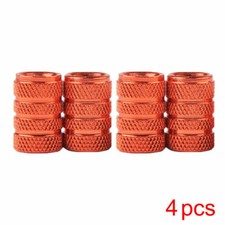 4Pcs Car Wheel Tyre Valve Stem Air Dust Cover Screw Caps Accessories Aluminium