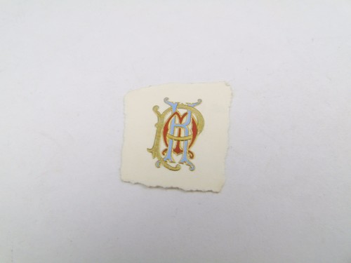 Antique embossed wax seal - embossed,