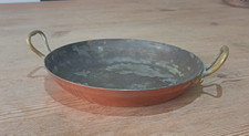 French made copper 2 handled frying saute pan 20cm