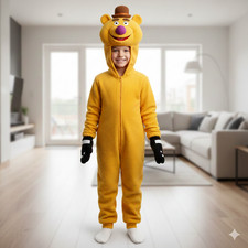FOZZIE BEAR COSTUME PAJAMAS