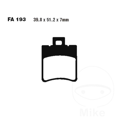 Ebc brake pads sfa193 fits - pads,