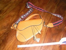 Tan Saddle Shoulder Bag