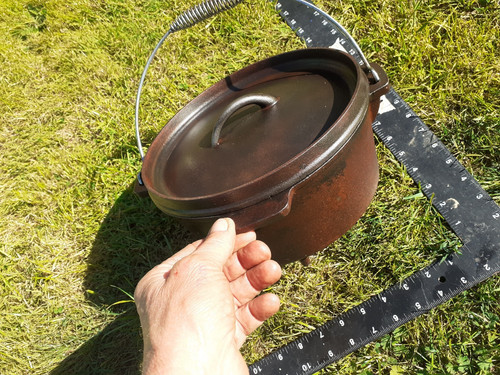Vintage dutch oven heavy - ,