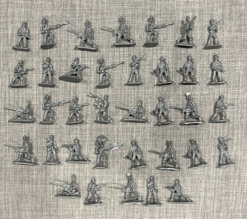Lot vintage plastic army - lot, 36