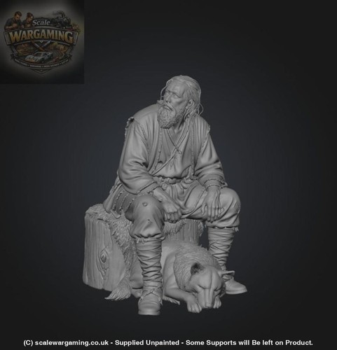 Smf3118 medieval male sitting - smf3118,