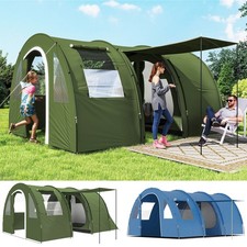 5-6 Man Family Tent Camping Tent with 2 Room, Floor and Carry Bag