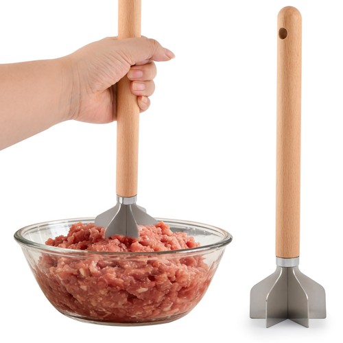 Stainless steel meat chopper - meat,
