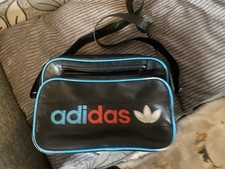 Vintage Retro 70/80s Adidas Shoulder Airline Bag Multicoloured