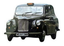 London Taxi Cake Topper - London Black Cab Cake Decoration - LS10-CT