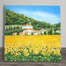 Sunflowers Ceramic Tile