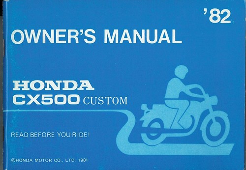 Honda 1982 cx500 custom - honda,