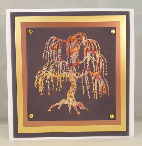 Weeping willow cling mounted - cling,