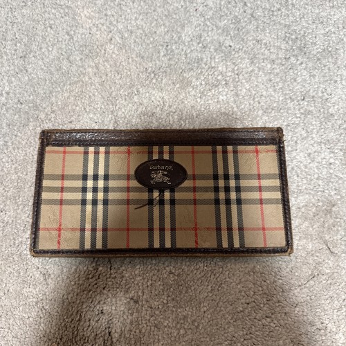 Burberry check canvas - burberry, leather