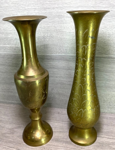22x vintage brass - vintage, engraved
