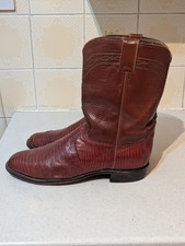 Justin Lizard Skin Cowboy