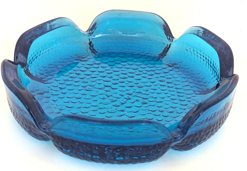 Vintage blenko lotus blue - vintage,