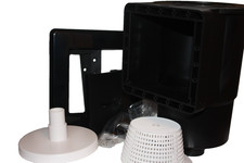 Skimmer in-wall koi pond clear