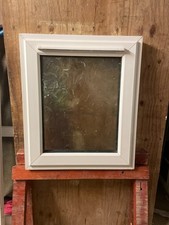 H 70 x W 60 cm UPVC DOUBLE GLAZED WINDOW - (BATHROOM) OBSCURE      -  REF  SJ452