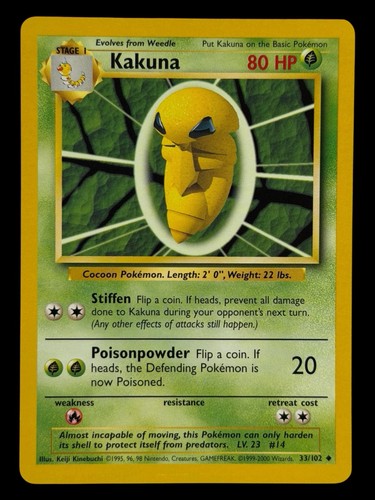 Kakuna 102 base set - -,