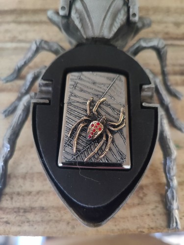 Rare zippo sculpted spider - zippo,