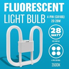2 X FLUORESCENT LIGHT BULB 4