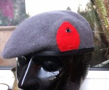 British Army QARANC Grey Beret Hat/Cap 58 CM Military Nursing Corps Reenactment