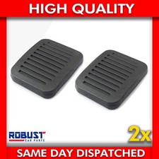 2X BRAKE CLUTCH PEDAL RUBBER