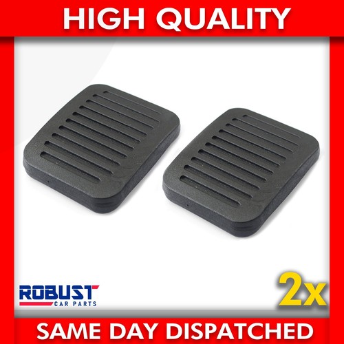 Brake clutch pedal - 2x, rubber