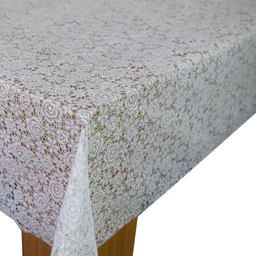 Floral lace pvc - floral, wipe