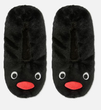 Primark Cute Pingu Penguin Fluffy Slipper Socks Size 6 - 8 Size 6 7 8