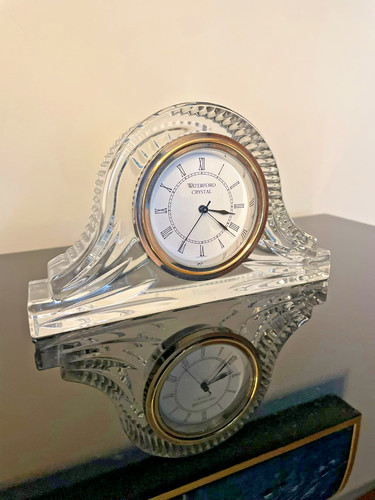 Waterford crystal mantel clock - waterford,