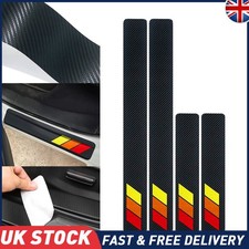 4PCS Car Door Sill Scuff Plate