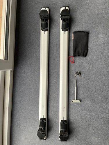 Pair 122cm silver atera signo - silver,