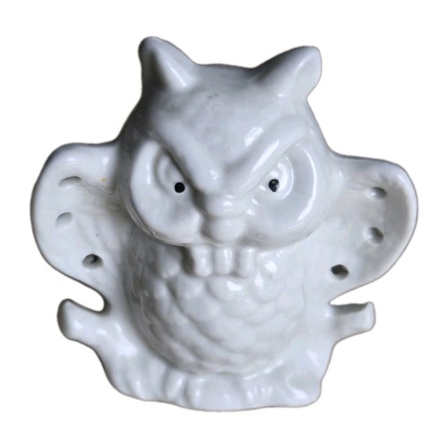 White owl earring holder small - earring,