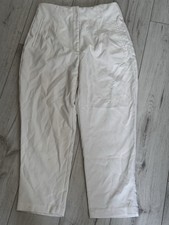 Zara White/ Cream Trousers Size Large