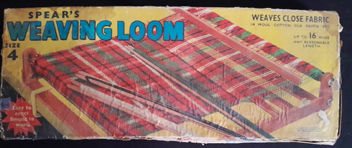 Vintage spear weaving - spear's, loom