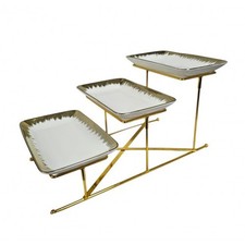 3 Tier White Ceramic CAKE