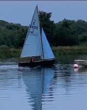 Enterprise sailing dinghy - sailing,