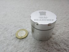 Headchef 4 Part Compact Herb Grinder - Silver Colour
